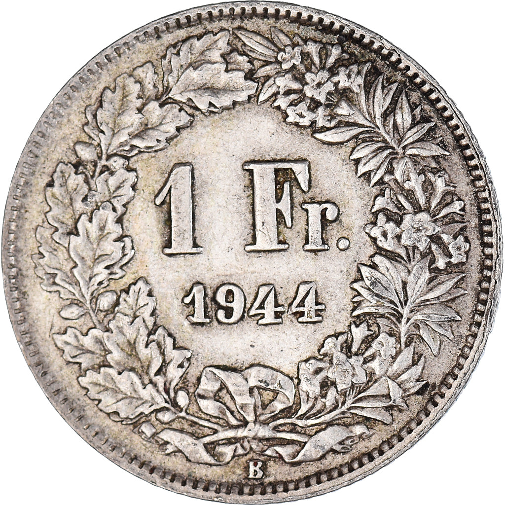 Moneda, Suiza, Franc, 1944