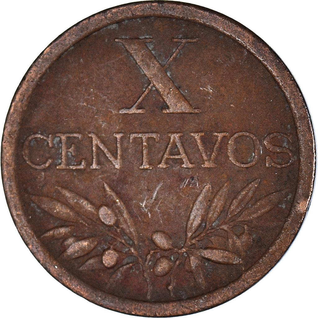 Moeda, Portugal, 10 Centavos, 1955