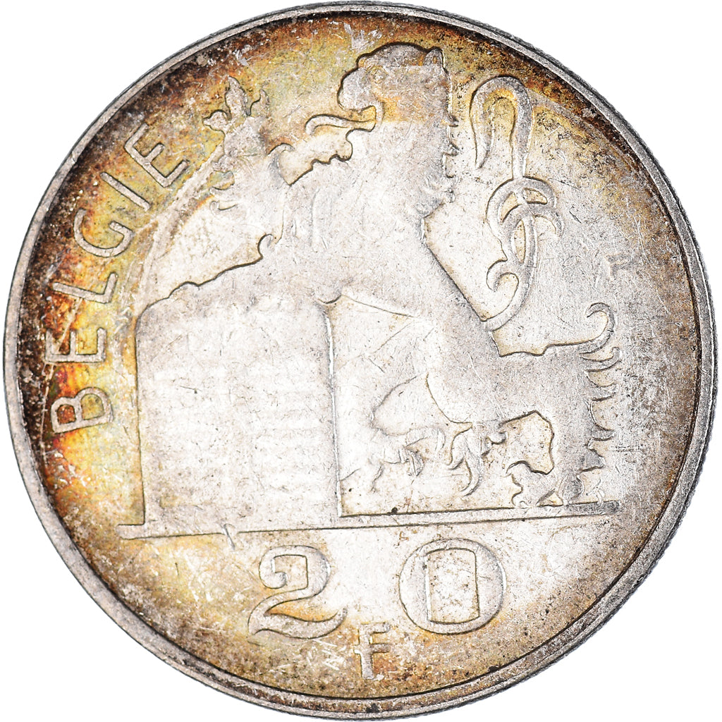 Moneda, Bélgica, 20 Francs, 20 Frank, 1949