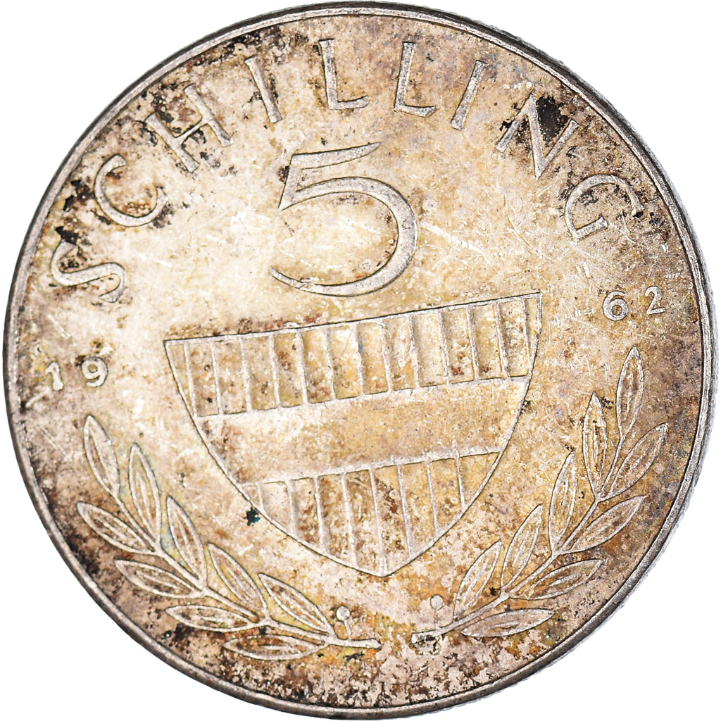 Moneda, Austria, 5 Schilling, 1962