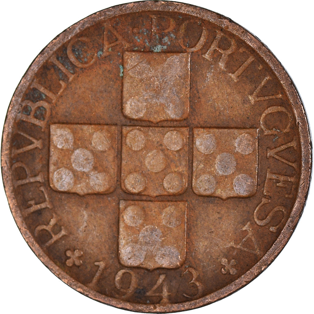 Moneda, Portugal, 20 Centavos, 1943