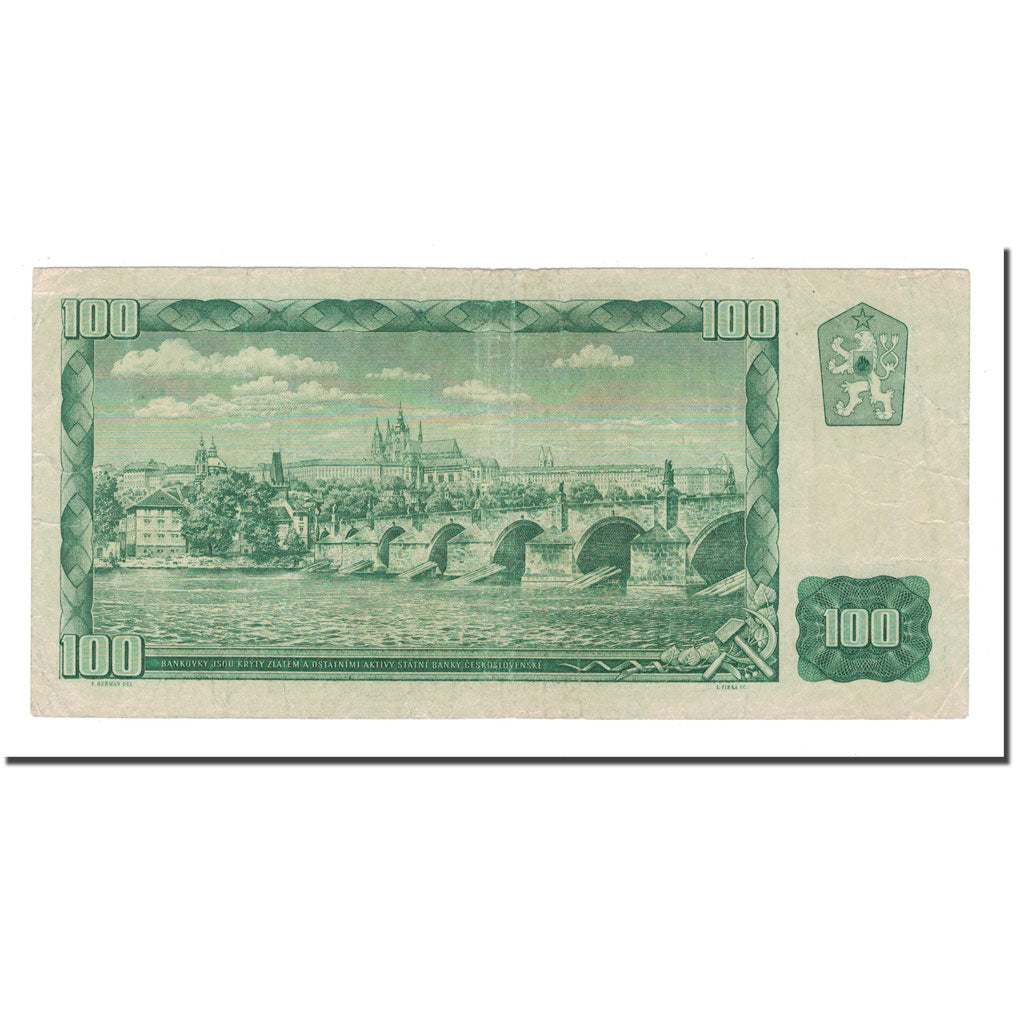 Billet, Tchécoslovaquie, 100 Korun, 1961, KM:91b, TB