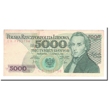 Banknote, Poland, 5000 Zlotych, 1982, 1982-06-01, KM:150a, EF(40-45)