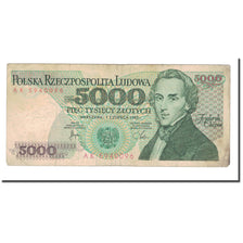 Banknote, Poland, 5000 Zlotych, 1982, 1982-06-01, KM:150a, VF(20-25)