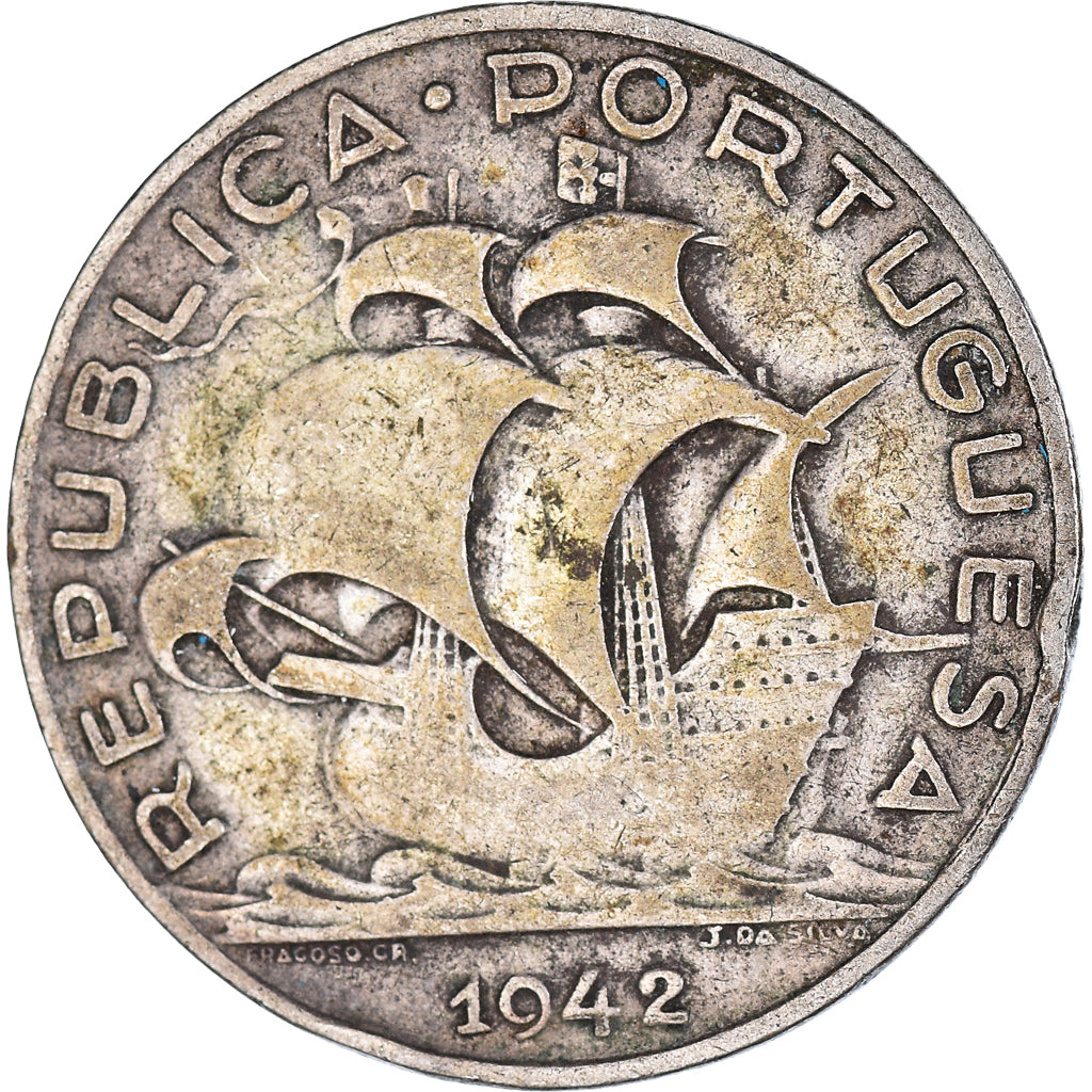 Coin, Portugal, 5 Escudos, 1942