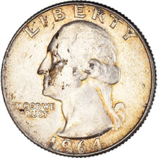 Moneda, Estados Unidos, Quarter, 1964