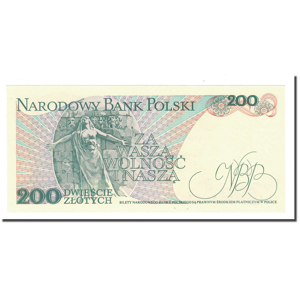 Billet, Pologne, 200 Zlotych, 1988, 1988-12-01, KM:144c, NEUF
