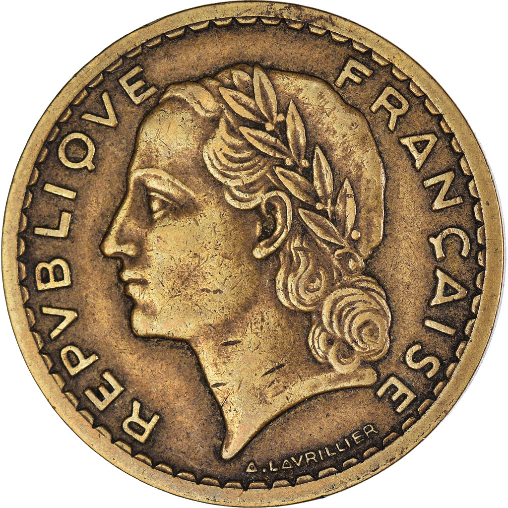 Moneda, Francia, 5 Francs, 1945
