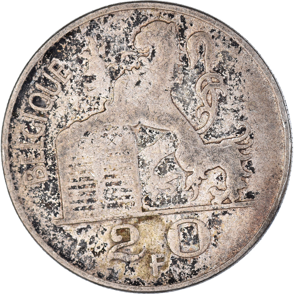 Coin, Belgium, 20 Francs, 20 Frank, 1950