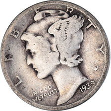 Coin, United States, Dime, 1939