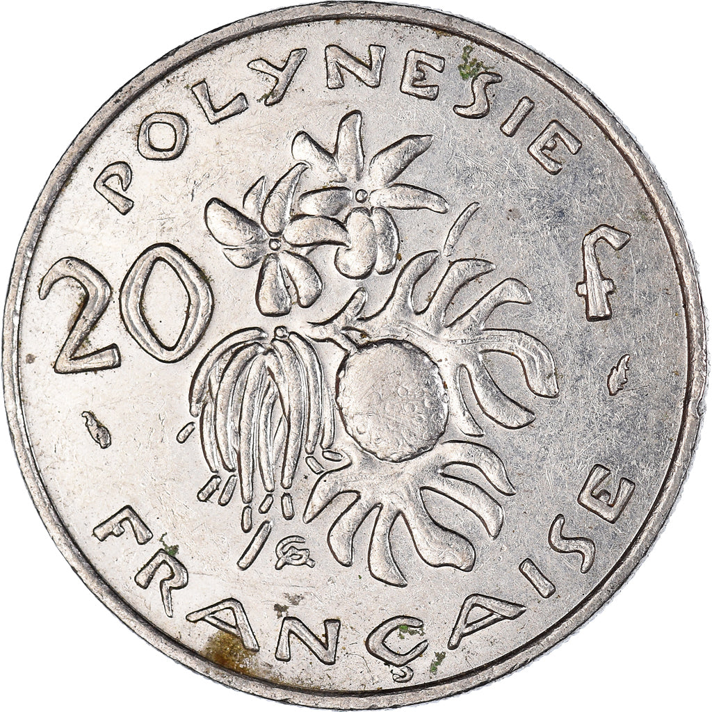 Munten, Frans Polynesië, 20 Francs, 1992