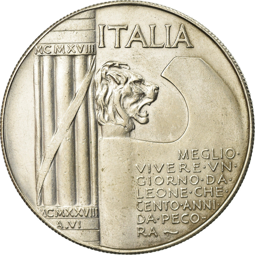 Italy, Medal, Mussolini, Politics, Society, War, 1945, MS(60-62), Nickel