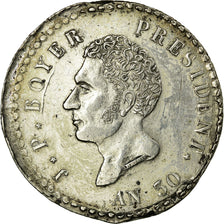 Monnaie, Haïti, 100 Centimes, 1833, TTB+, Argent, KM:A23
