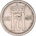 Münze, Norwegen, 25 Öre, 1956