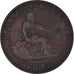 Munten, Frankrijk, 10 Centimes, 1870