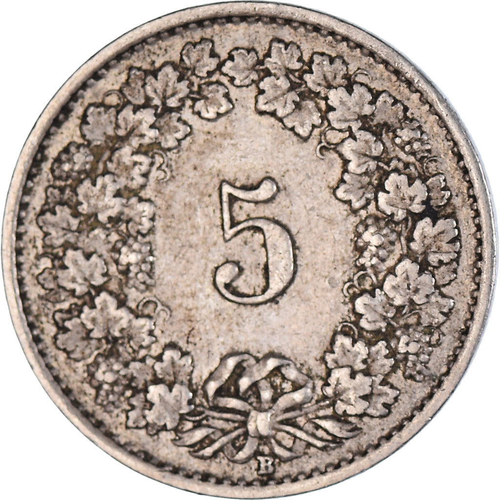 Moneta, Szwajcaria, 5 Rappen, 1921