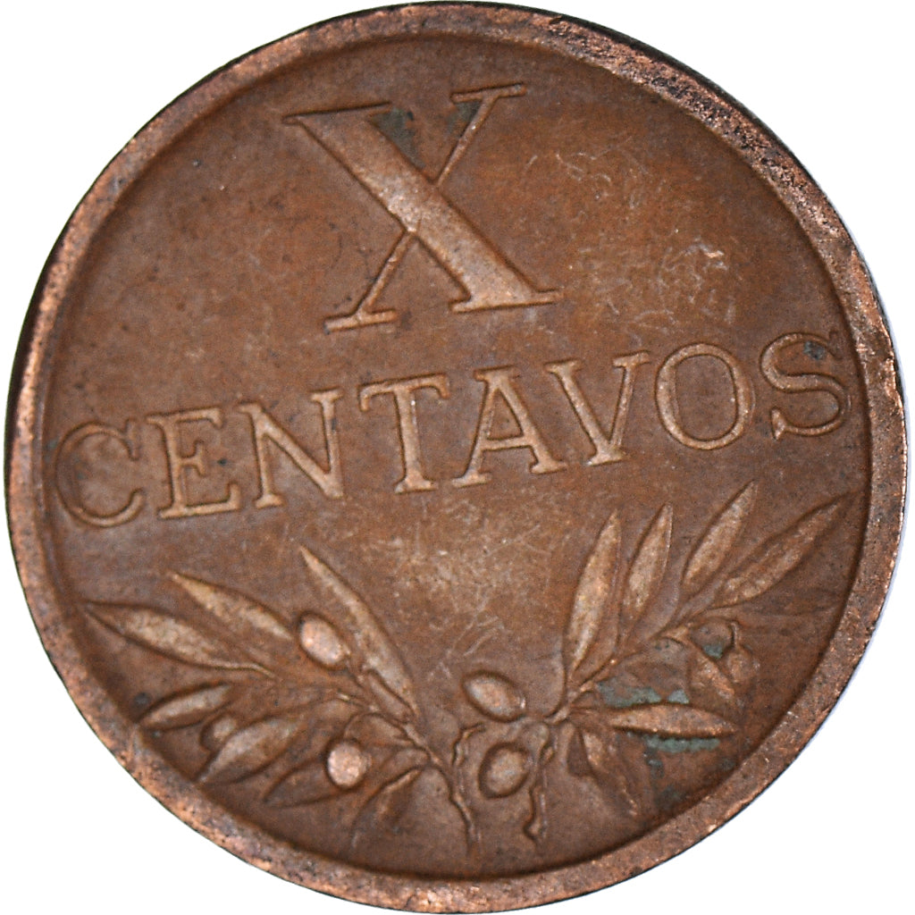 Moeda, Portugal, 10 Centavos, 1956