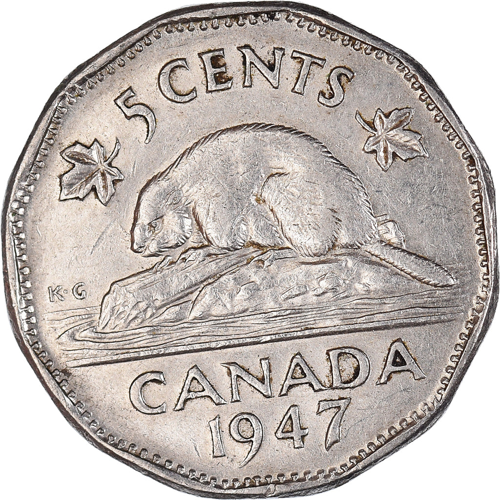 Münze, Kanada, 5 Cents, 1947