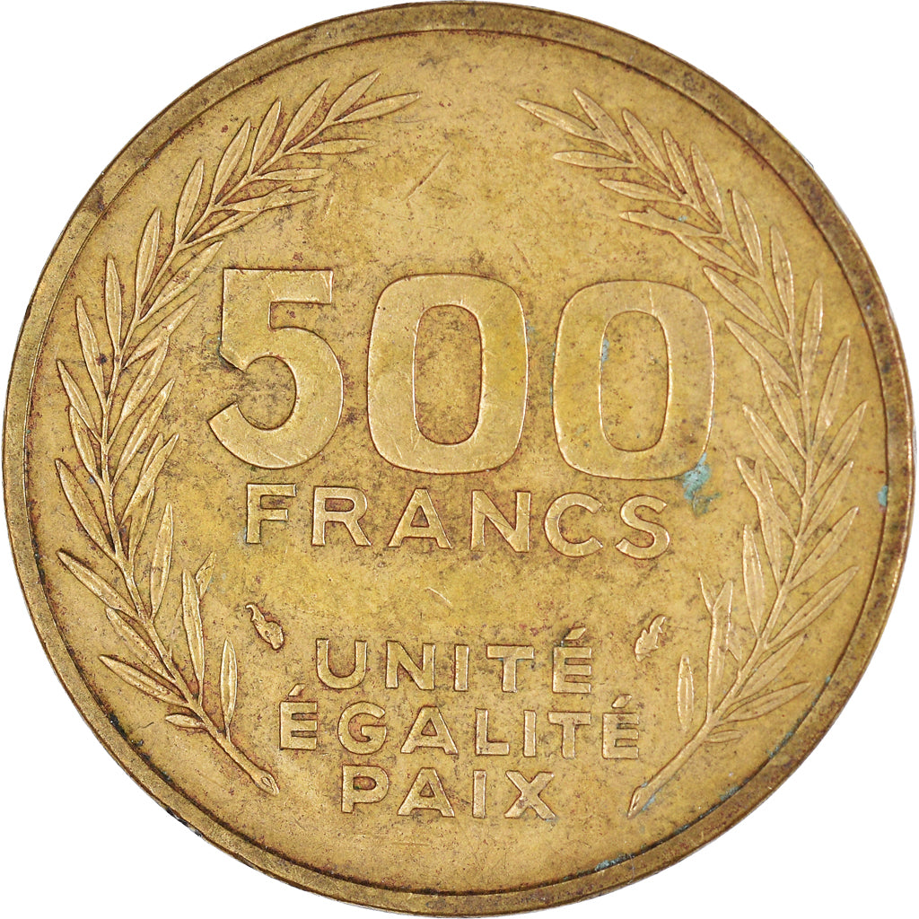 Moneda, Yibuti, 500 Francs, 1991