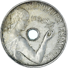 Moneda, España, 25 Centimos, 1934