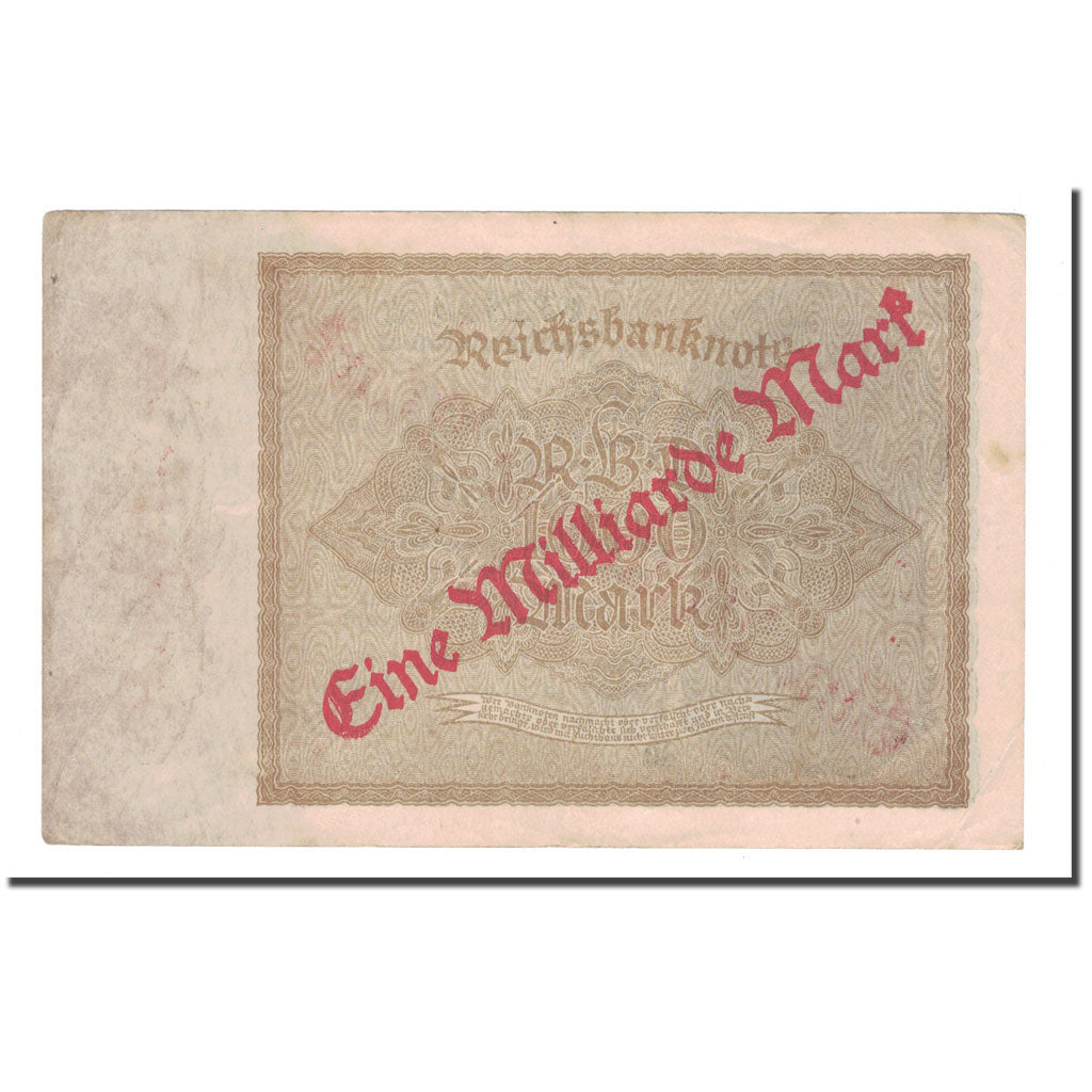 Banknote, Germany, 1 Milliarde Mark on 1000 Mark, 1922, 1922-12-15, KM:113a