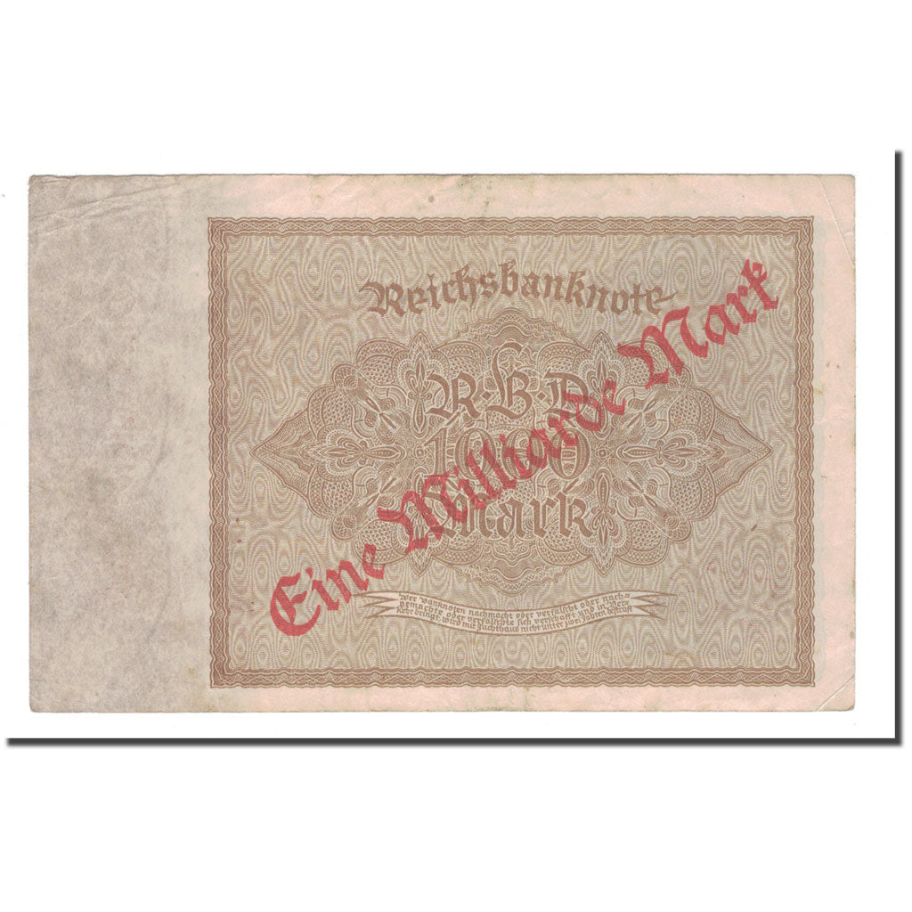 Banknote, Germany, 1 Milliarde Mark on 1000 Mark, 1922, 1922-12-15, KM:113a