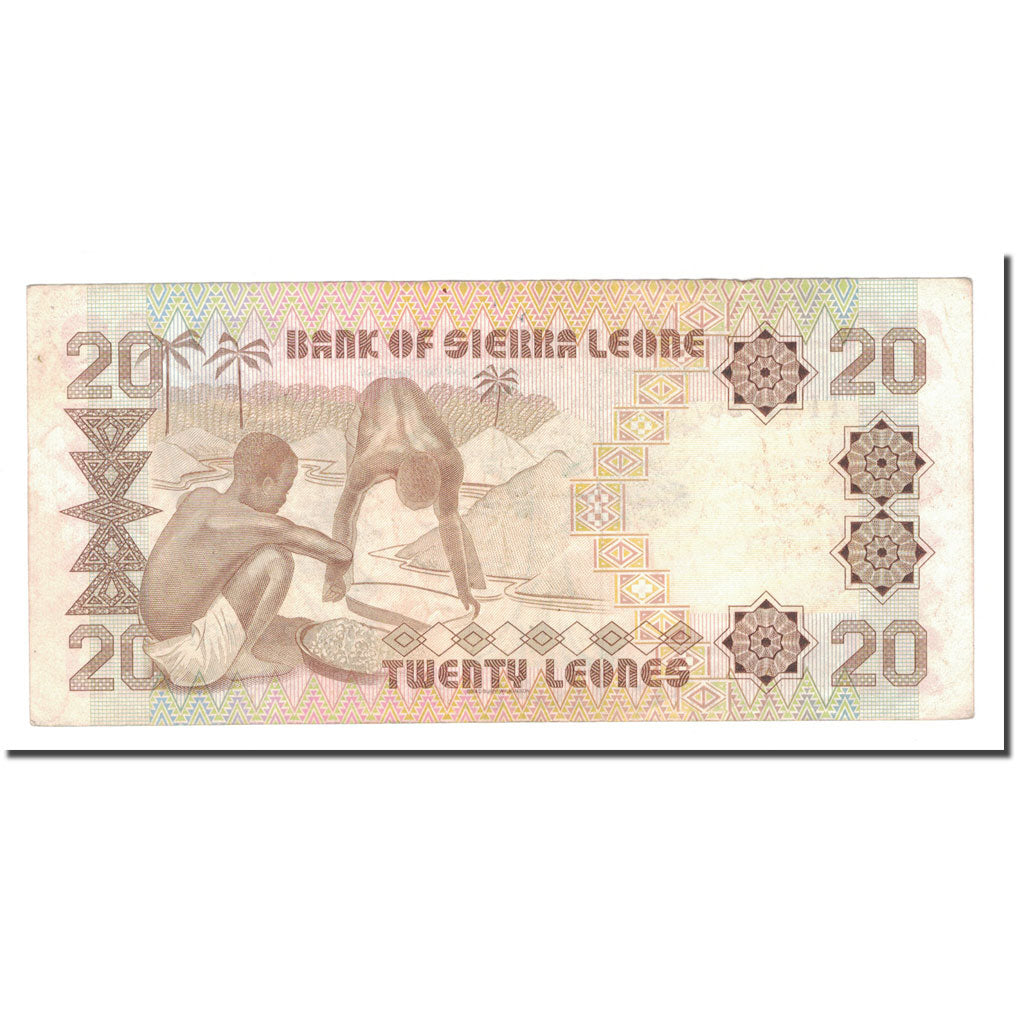 Banconote, Sierra Leone, 20 Leones, 1984, 1984-08-24, KM:14b, BB+