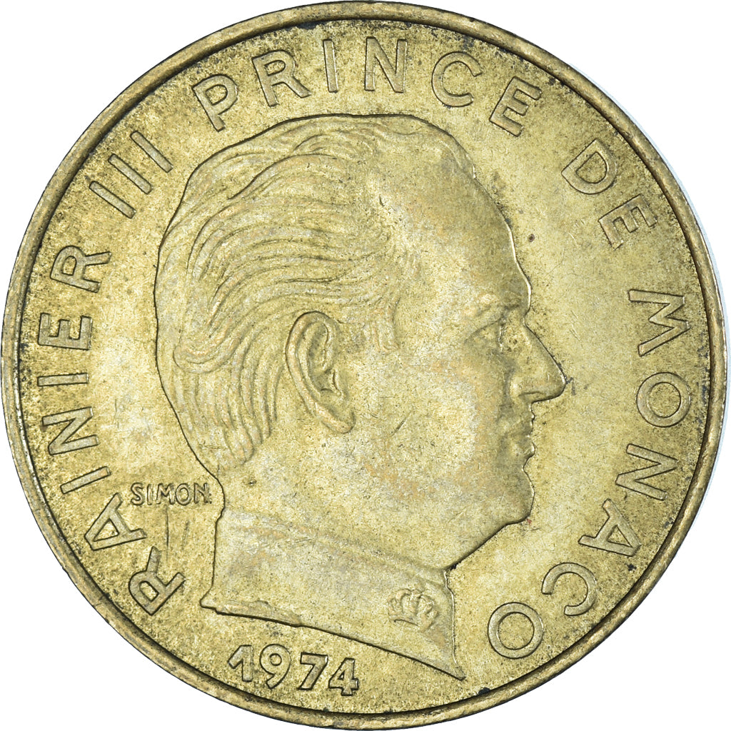 Moeda, Mónaco, 20 Centimes, 1974