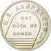 Nederland, Medaille, Levenslÿn, M.S Aanpakken, 1992, PR+, Zilver