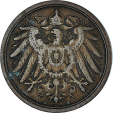 Monnaie, Empire allemand, 2 Pfennig, 1904