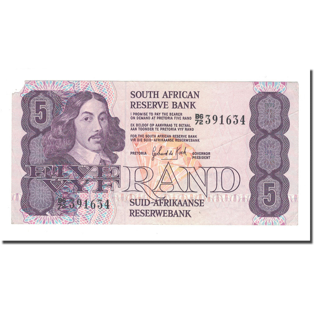 Banknote, South Africa, 5 Rand, KM:119d, VF(20-25)