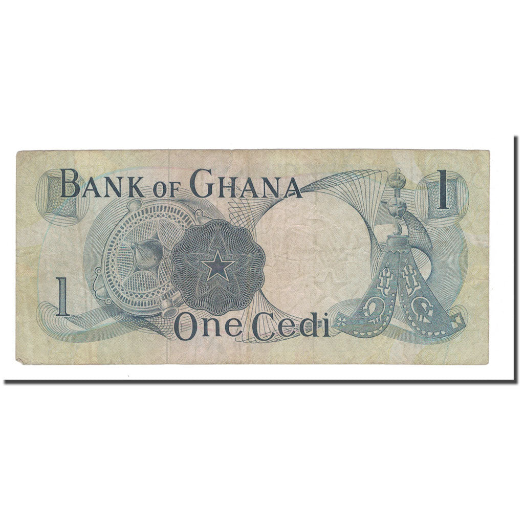 Billete, 1 Cedi, 1969, Ghana, 1969-01-08, KM:10b, BC