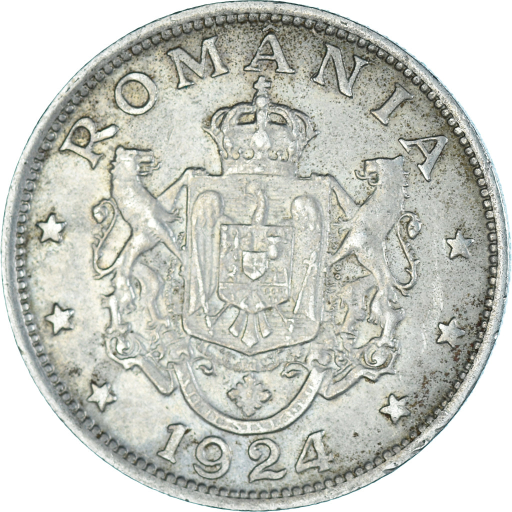 Moneta, Romania, 2 Lei, 1924