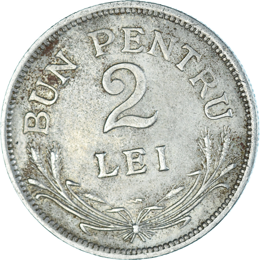 Moneta, Romania, 2 Lei, 1924