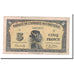 Nota, África Ocidental Francesa, 5 Francs, 1942, 1942-12-14, KM:28a, VF(30-35)