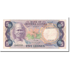Banknote, Sierra Leone, 5 Leones, 1985, 1985-08-04, KM:7g, EF(40-45)