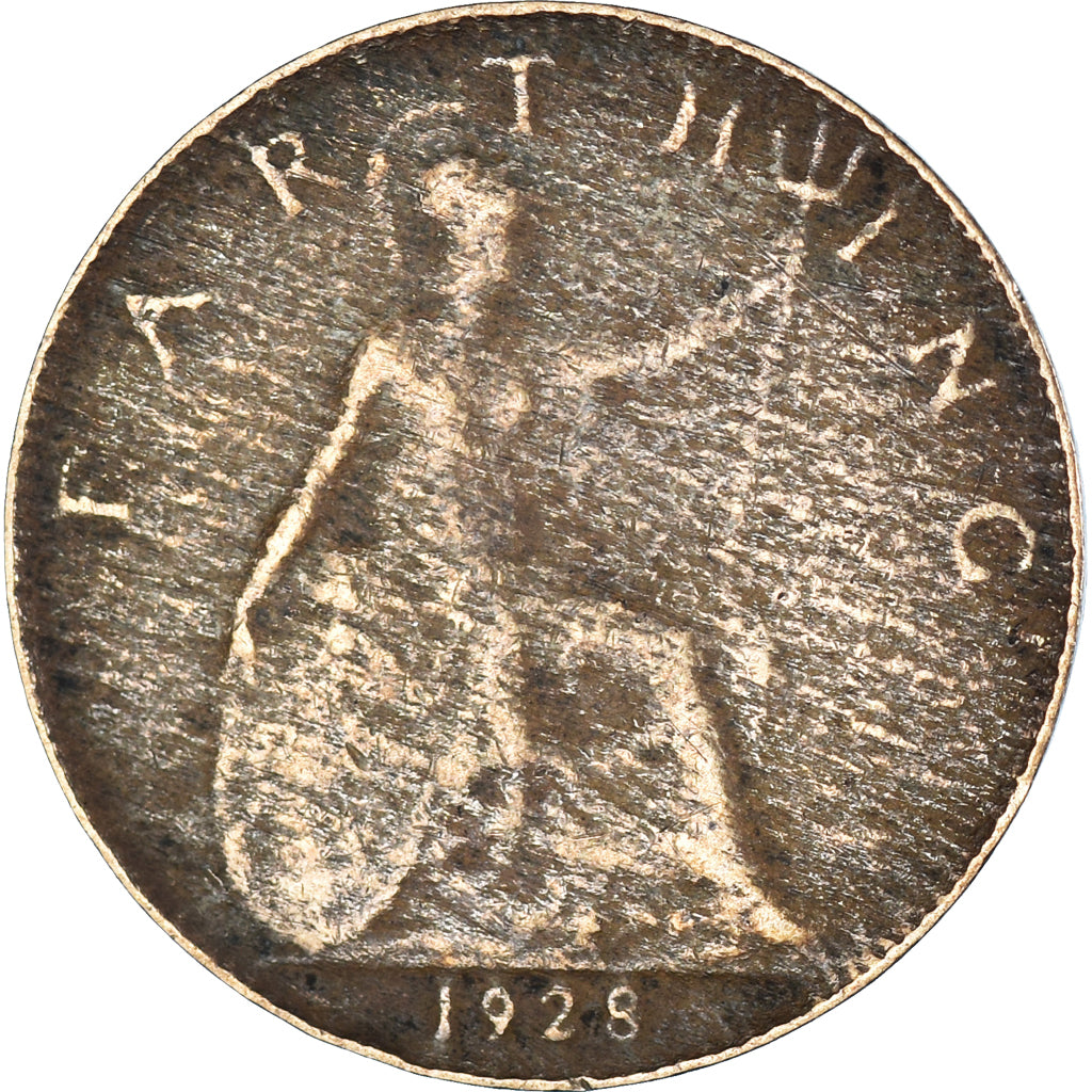 Moneta, Wielka Brytania, Farthing, 1928