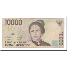 Banknote, Indonesia, 10,000 Rupiah, 1998, KM:137a, VF(30-35)
