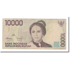 Billete, 10,000 Rupiah, 1998, Indonesia, KM:137a, BC+
