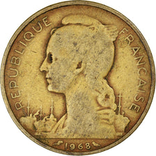 Moeda, Djibuti, 20 Francs, 1968