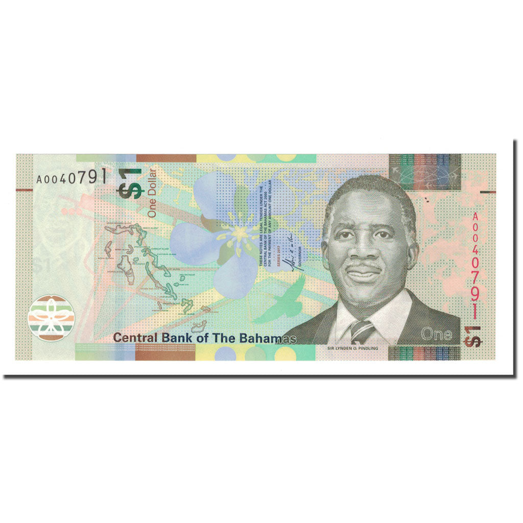 Billete, 1 Dollar, 2017, Bahamas, UNC