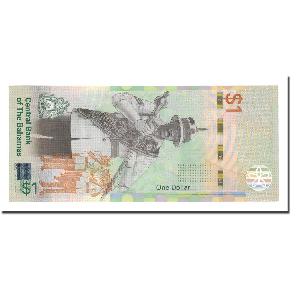 Geldschein, Bahamas, 1 Dollar, 2017, UNZ