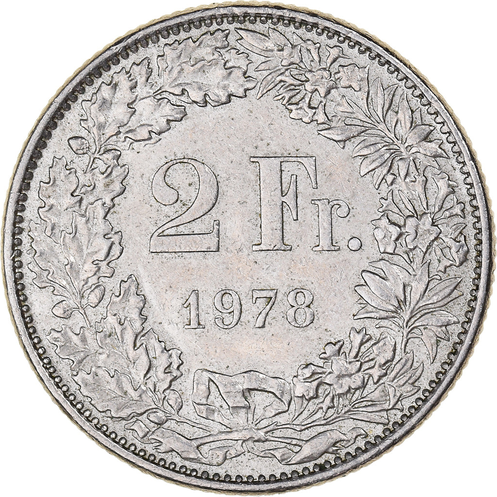 Moneda, Suiza, 2 Francs, 1978