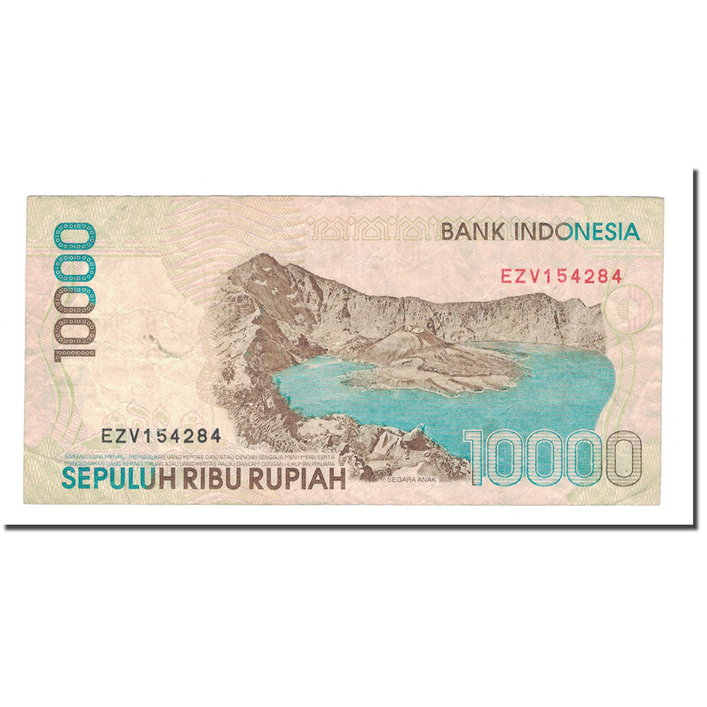 Banknote, Indonesia, 10,000 Rupiah, 1998, KM:137a, VF(30-35)