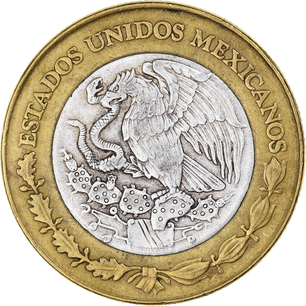 Moneda, México, 10 Nuevo Pesos, 1994
