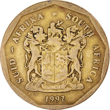 Coin, South Africa, 50 Cents, 1992