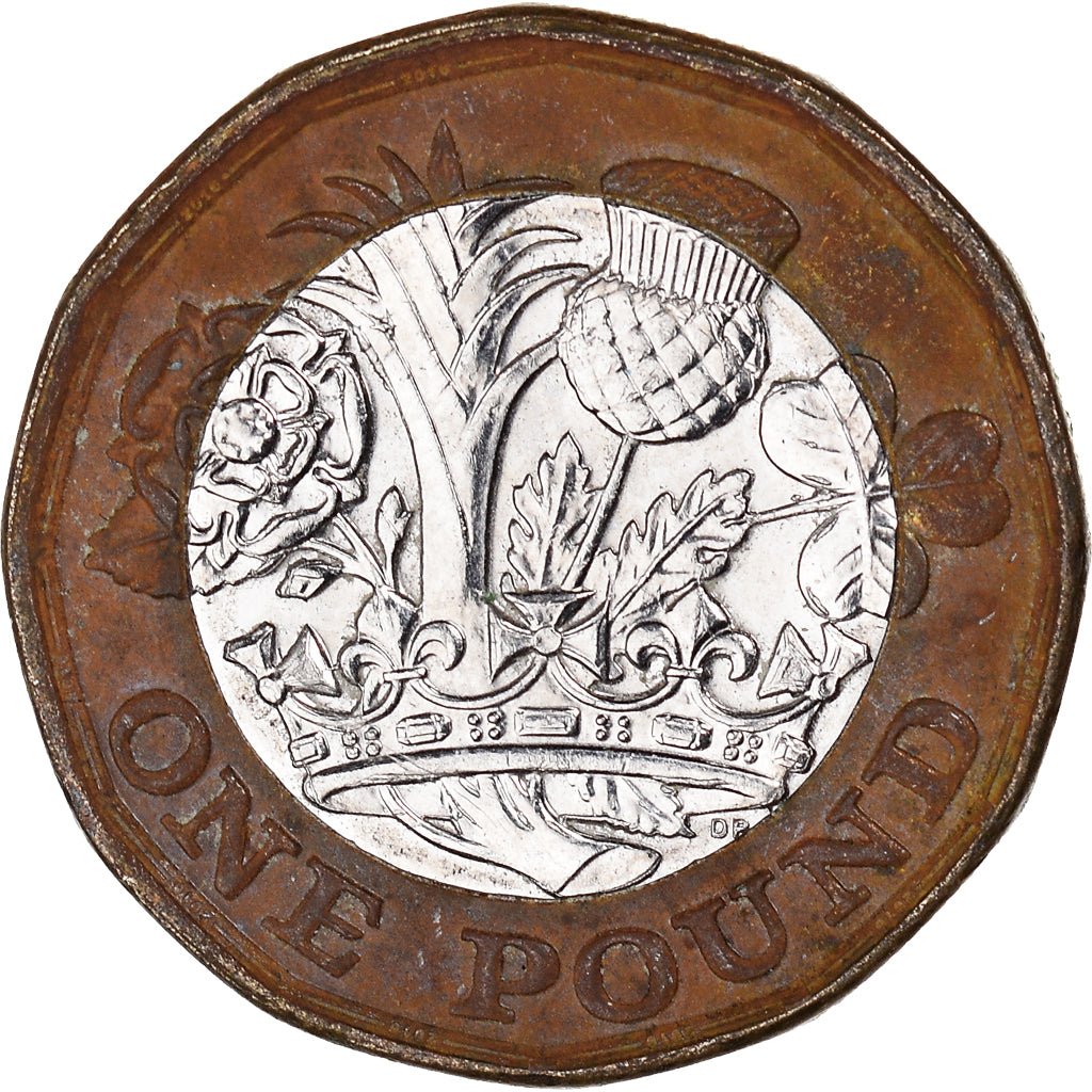 Münze, Großbritannien, Pound, 2016, S+, Bi-Metallic