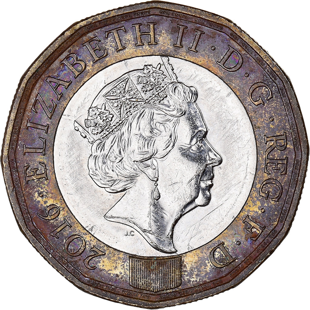 Monnaie, Grande-Bretagne, Pound, 2016