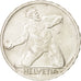 SWITZERLAND, 5 Francs, 1944, Bern, KM #45, AU(55-58), Silver, 31, 15.02