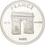 Frankreich, Medaille, 50 Euro Essai, Europa, Arc de Triomphe, 1998, UNZ, Silber